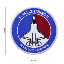 F-35 Lightning II Royal Dutch Airforce embleem - blauw