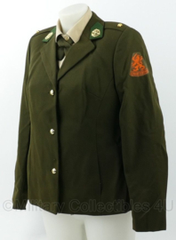 KL Nederlandse leger DAMES DT uniform jas met broek Geneeskundige Dienst Tweede Luitenant 1979 - maat 40 - gedragen - origineel