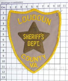 Amerikaanse Politie embleem American Loudoun County VA Sheriff's Dept. patch - 12 x 10 cm - origineel
