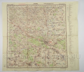 Duitse stafkaart Sonderausgabe 1940 Rusland UdSSR Shitomir M-35-IX West -93,5 x 84 cm.  schaal 1:100000 - origineel