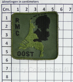 Defensie GVT borst embleem RMC Oost Regionaal Militair Commandant Oost - met klittenband - 5 x 5,5 cm - origineel
