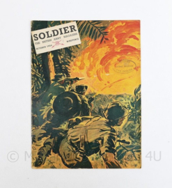 The British Army Magazine Soldier October 1954 -  Afkomstig uit de Nederlandse MVO bibliotheek - 30 x 22 cm - origineel