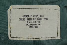 USMC Marine Corps mantel 1980 - overcoat men's wool - maat 38S (=NL 48 kort) - origineel