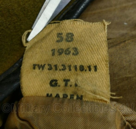 KL baret met insigne Chasse  1963 -  maat 58  - origineel