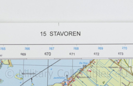 Defensie stafkaart 15 Stavoren M733 - schaal 1 : 50.000 -57 x 83 cm - origineel