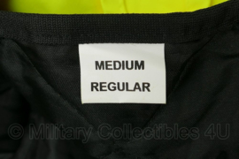 Britse politie regenjas MET warme voering - geel reflecterend - Small of Large  - origineel