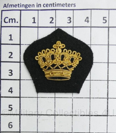 Marine insigne paar voor op de mouw  - 4 x 3,5 cm - origineel
