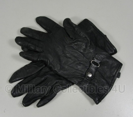 KL handschoenen met voering - huidig model met riempje - zwart leer - maat 9,5 - NIEUW - origineel