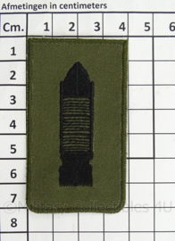 KL Landmacht vaardigheids borst embleem Scherpschutter voor op het GVT - afmeting 4 x 7 cm - origineel