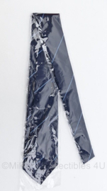 Stropdas Gemeentepolitie - donkerblauw met licht blauwe strepen - nieuw in de verpakking - origineel