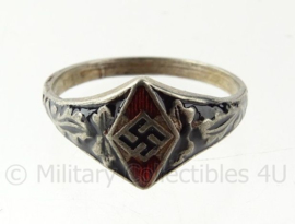 WO2 Duitse HJ Hitler Jugend ring - diameter 22 mm