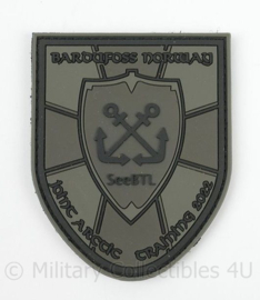 Embleem 3D PVC met klittenband - Duitse Seebataillon embleem Joint Arctic Training 2022 - Zeldzaam! - 9 x 7 cm - nieuwstaat - origineel