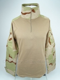 Nederlands leger commando's Desert camo tactical shirt UBAC licht gebruikt  - model met groot klittenband - maat Small, Medium, Large, XL of XXL - origineel