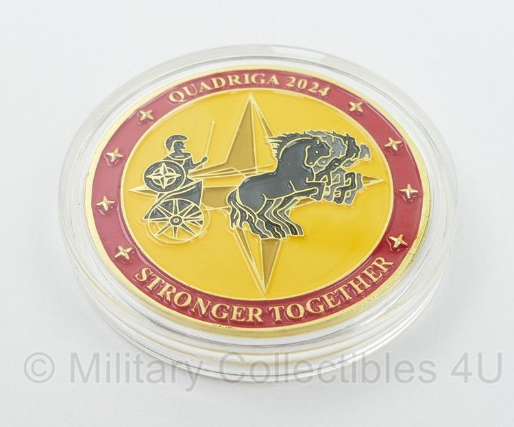 KL Grand Quadriga 2024 "Stronger Together" Coin 13 Gemechaniseerde brigade - 4  cm. diameter - origineel