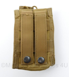 Defensie Coyote single magazin pouch magazijntas M4 C7 C78 Diemaco Molle - 8,5 x 4 x 13 cm - origineel