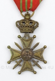 Belgische oorlogskruis 1914-1918 medaille  - Origineel