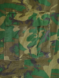 USMC US Marine Corps  ERDL poplin camo jungle fatique uniform jas EN broek - 3rd pattern - maat Medium/Regular - origineel