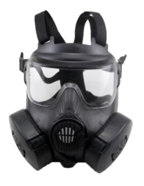 FM50 Decoratief gasmasker met heldere glazen (beschermt niet)