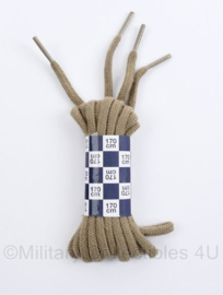 Defensie originele khaki veters - 1 paar - 170 cm - origineel