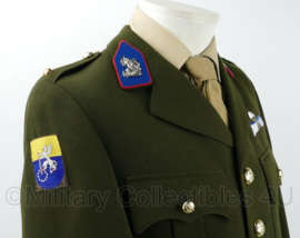 KL Nederlandse leger Regiment Huzaren Prins Alexander DT set met parawing en overhemd  - maat 47 3/4 - gedragen - origineel