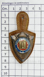 Franse Brandweer Sapeurs Pompiers Sauver ou Perir borsthanger - 8 x 4 cm - origineel