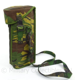 KL Landmacht woodland portofoon of communicatie apparatuur draagtas met draagriem - afmeting 32 x 13,5 x 9 cm - origineel