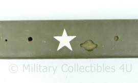 WO2 US Army Willys MB Ford GPW bumper met houten inleg - 117 x 10,5 x 5 cm - origineel