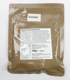 Defensie Koosjer rantsoen zak Vegetarian All Day breakfast - 300 gram BBE Sept 2025