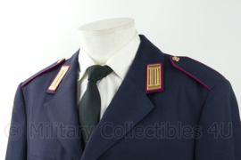 Italiaans politie uniform jas met kraagspiegels - maat XL - nieuwstaat - origineel