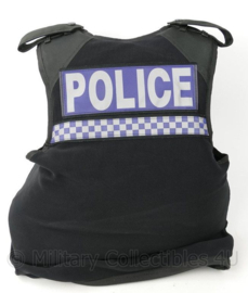 Safariland Britse politie vest met kogelwerende en steekwerende inhoud - HOSDB/CAST-normen HG1A/KR2/SP2 - maat S/XS - origineel