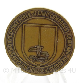 KL Landmacht en NATO Coin Response Force Exercise Iron Sword 2005 - doorsnede 3,5 cm - origineel