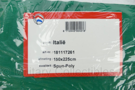 Vlag Italië - 150 x 225 cm - materiaal Spun-Poly - fabrikant Dokkumer Vlaggencentrale - nieuw gemaakt