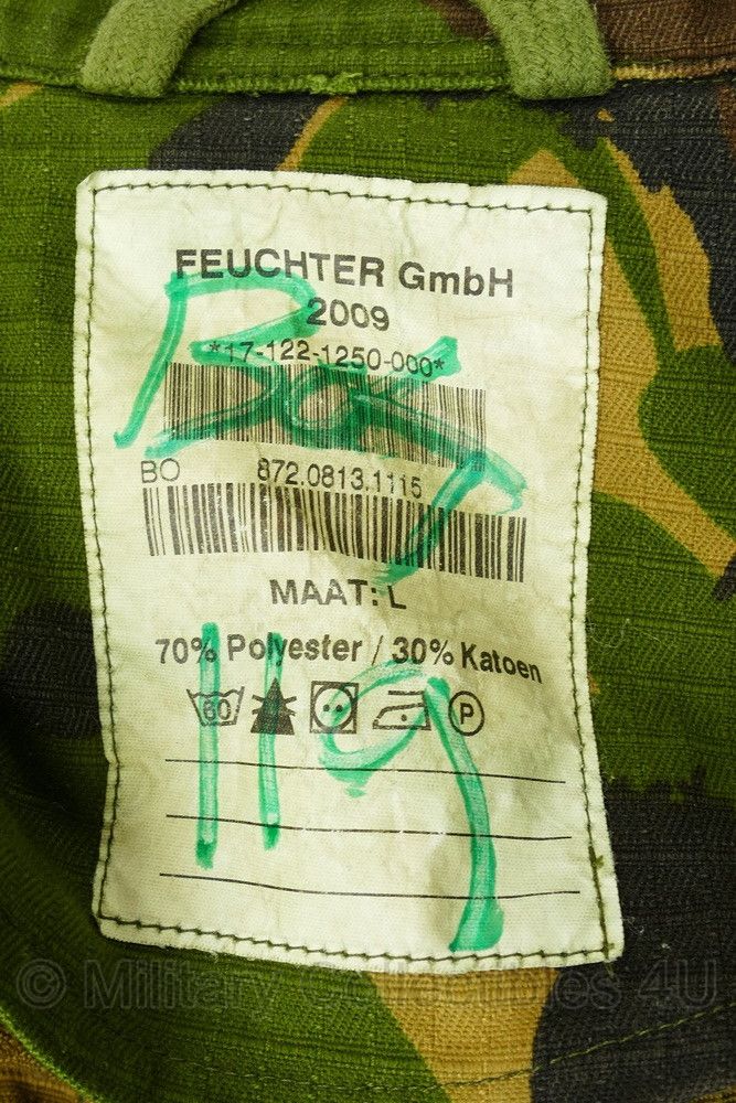 KL Woodland smock - maat Large - gedragen - origineel