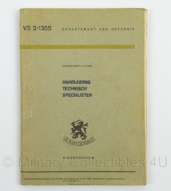 Handboek Technisch Specialisten nr. VS 2-1355 - 1966 - afmeting 15 x 22 cm - origineel