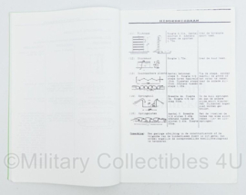 Defensie handboek jaarcursus de standaard hindernisbaan - origineel