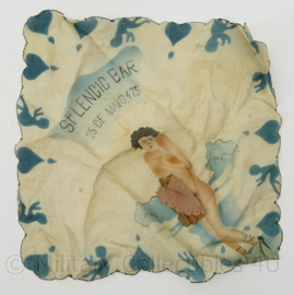 Vintage Ondeugend servetje van de Splendid Bar 25 de Mayo 475 in Argentinië - origineel