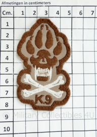 Defensie en US Army K9 honden unit patch - 8 x 5 cm - origineel