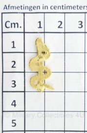 Medische afdeling - Metalen set cyphers voor schouderstukken - prijs per paar - goudkleurig