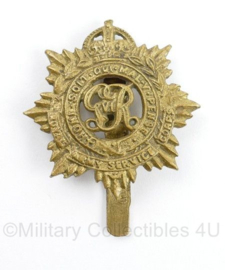 WO2 Britse cap badge Royal Army Service Corps - Kings Crown - 5 x 4 cm -  origineel