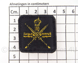 KL Korps Commandotroepen KCT borstembleem - met klittenband - 4 x 4 cm