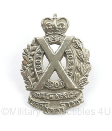 Scotish Horse South Africa Military cap badge - 4,5 x 3,5 cm - origineel