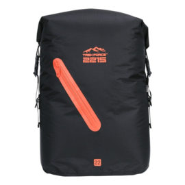 TaskForce TF-2215 Beavertrail Drybag 22L - Zwart/Oranje of Zwart/Grijs