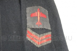 Koninklijke Marine Matrozen hemd met insignes  50'er jaren Baaienhemd  -maat 46 -  origineel