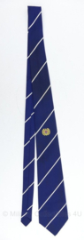 Politie IPA International Police Association stropdas blauw met witte strepen - origineel