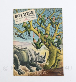 The British Army Magazine Soldier May 1954 -  Afkomstig uit de Nederlandse MVO bibliotheek - 30 x 22 cm - origineel