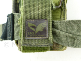 US Army en Korps Mariniers dropleg holster Eagle Industries US Woodland camo - origineel