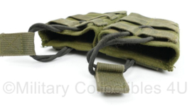 Defensie Double Mag pouch MOLLE OD Green - 16,5 x 2,5 x 14 cm - gebruikt - origineel