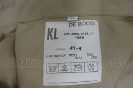 Nederlands leger Khaki DT Overhemd LANGE MOUW - maat 38  - IN VERPAKKING - origineel