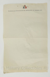 WO2 NSB briefpapier - 34 x 21½ cm - origineel