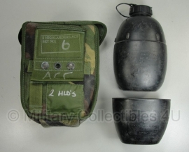 Britse leger veldfles 1 liter met drinkbeker - DPM camo - origineel